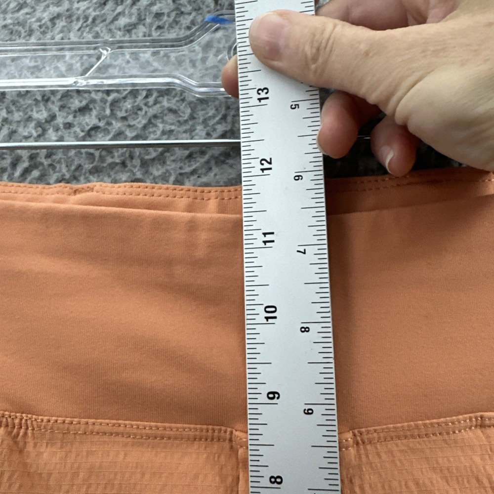 Athleta Trekkie North Shorts 3" Orange Athletic Athleisure Hiking Women's 14 - Picture 7 of 8